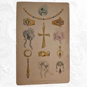 1832 Women's Fashion Magazine Clipping